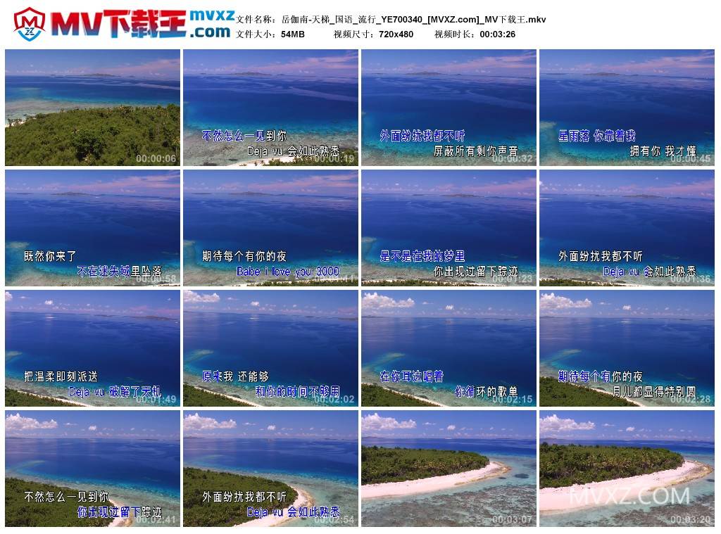 岳伽南-天梯_国语_流行_YE700340